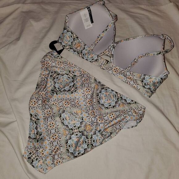 NWT Ibiza Geometric Print Bikini Set 3X - Picture 2 of 8